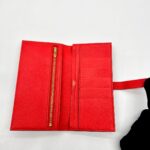 Bearn Long Wallet Epsom/Chevre Mysore Rouge Tomate GHW