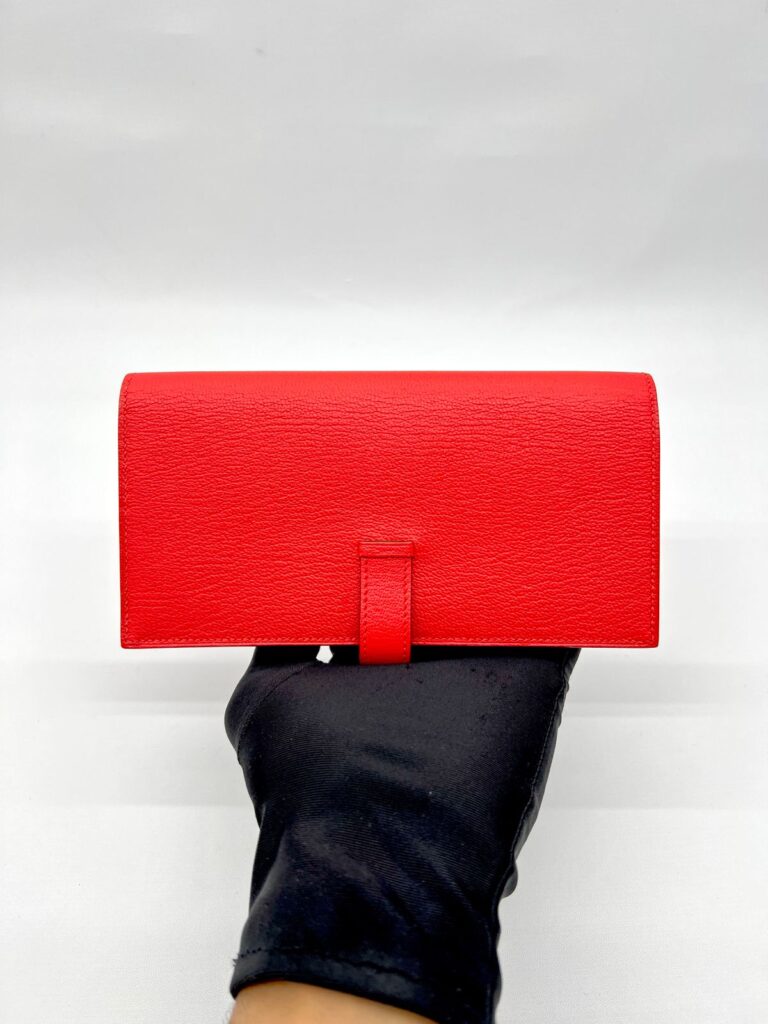 Bearn Long Wallet Epsom/Chevre Mysore Rouge Tomate GHW