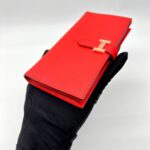 Bearn Long Wallet Epsom/Chevre Mysore Rouge Tomate GHW