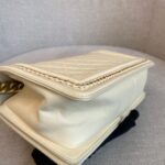 Boy 25 Lambskin Ivory Chain GHW