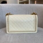 Boy 25 Lambskin Ivory Chain GHW