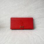 Bearn Long Wallet Epsom/Chevre Mysore Rouge Tomate GHW