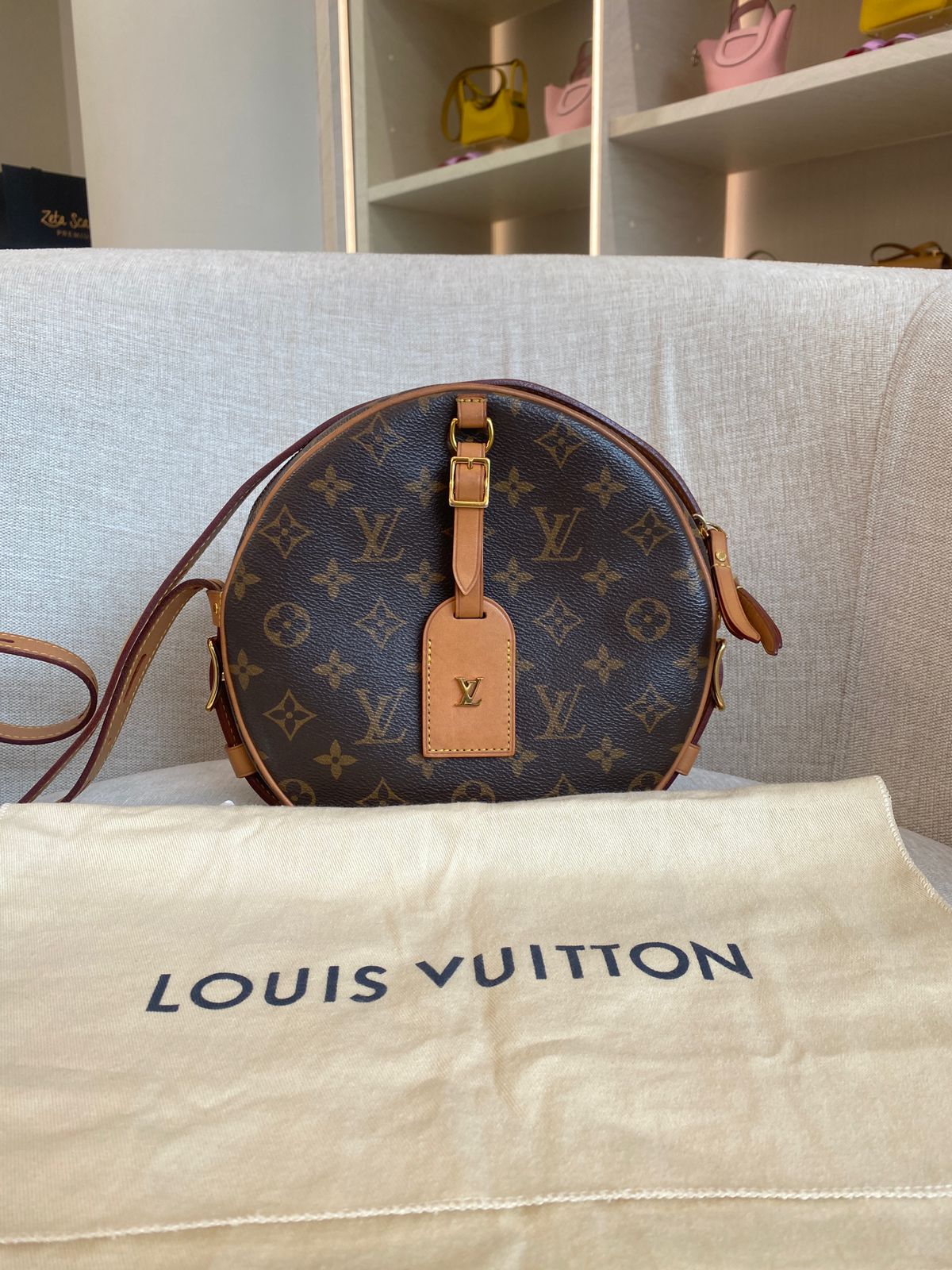 Boite Chapeau Souple Monogram GHW