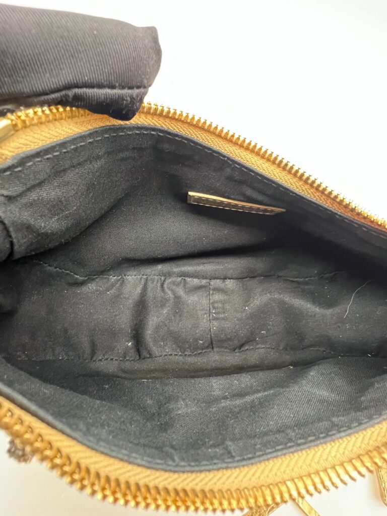 Le Cagole Xs Agneau Gold GHW Diamond