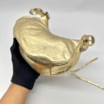 Le Cagole Xs Agneau Gold GHW Diamond