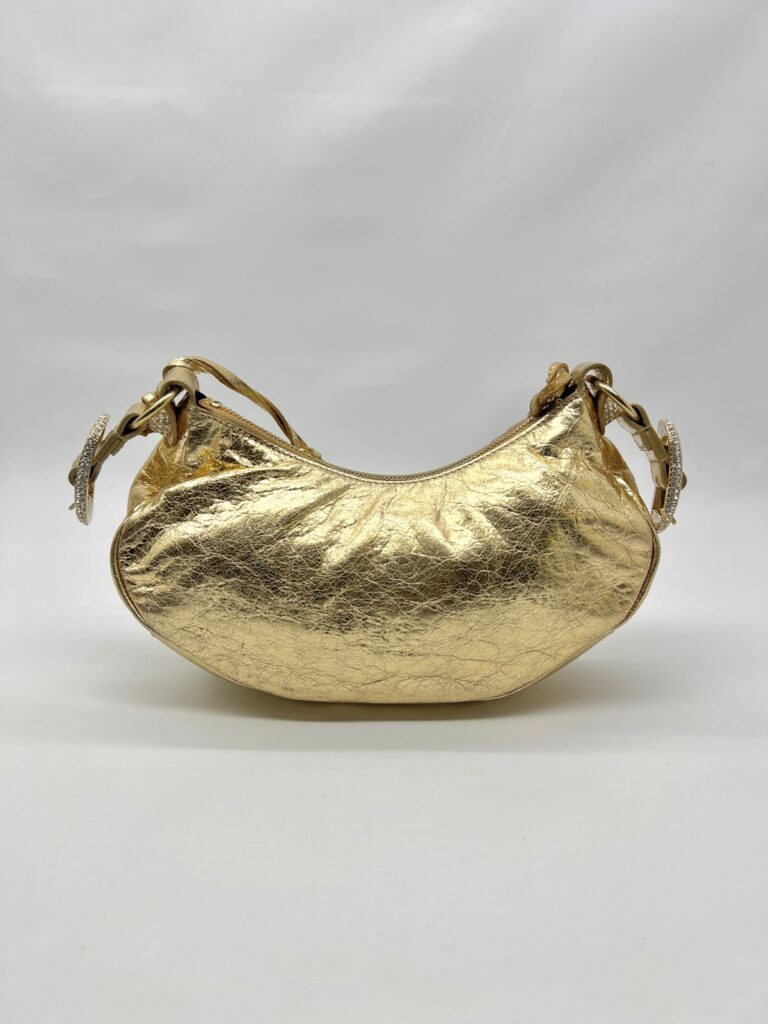 Le Cagole Xs Agneau Gold GHW Diamond