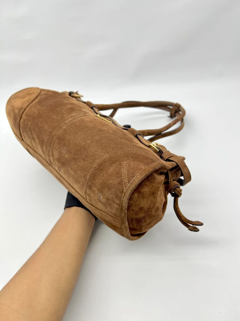 Bonnie Medium Suede Scamosciato Cacao GHW