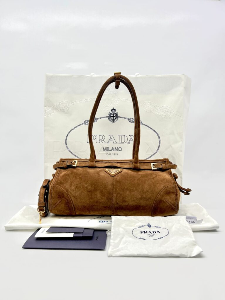 Bonnie Medium Suede Scamosciato Cacao GHW