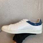 Luxembourg Sneaker White Monogram Denim