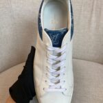 Luxembourg Sneaker White Monogram Denim