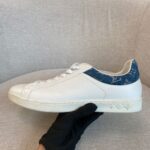 Luxembourg Sneaker White Monogram Denim