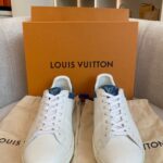 Luxembourg Sneaker White Monogram Denim