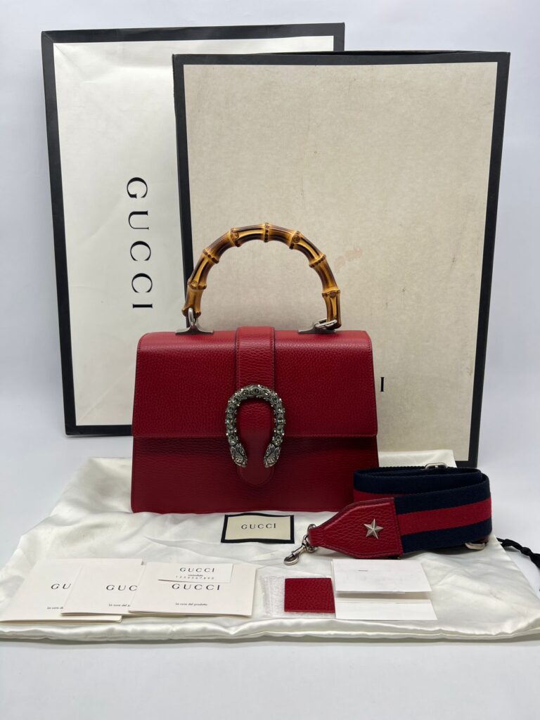 Dionysus Top Handle Bamboo Grained Red SHW