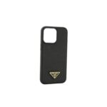 Case For Iphone 15pm Saffiano Black GHW