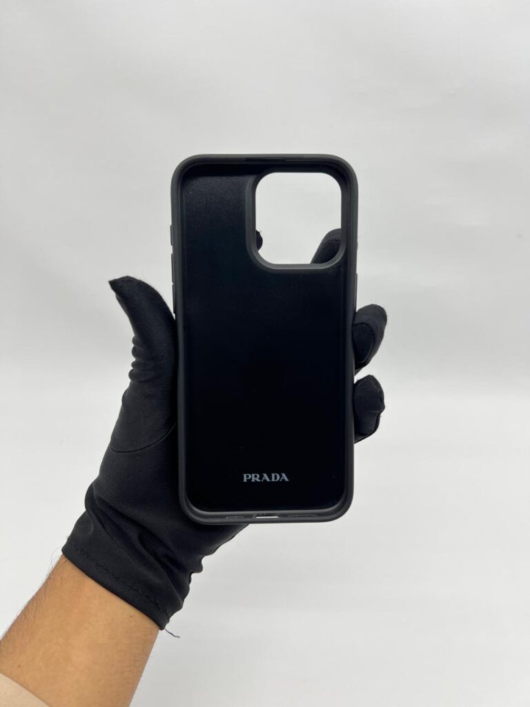 Case For Iphone 15pm Saffiano Black GHW