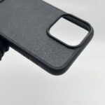 Case For Iphone 15pm Saffiano Black GHW