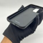 Case For Iphone 15pm Saffiano Black GHW