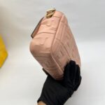 Baguette FF Embossed Baby Pink GHW