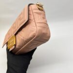 Baguette FF Embossed Baby Pink GHW