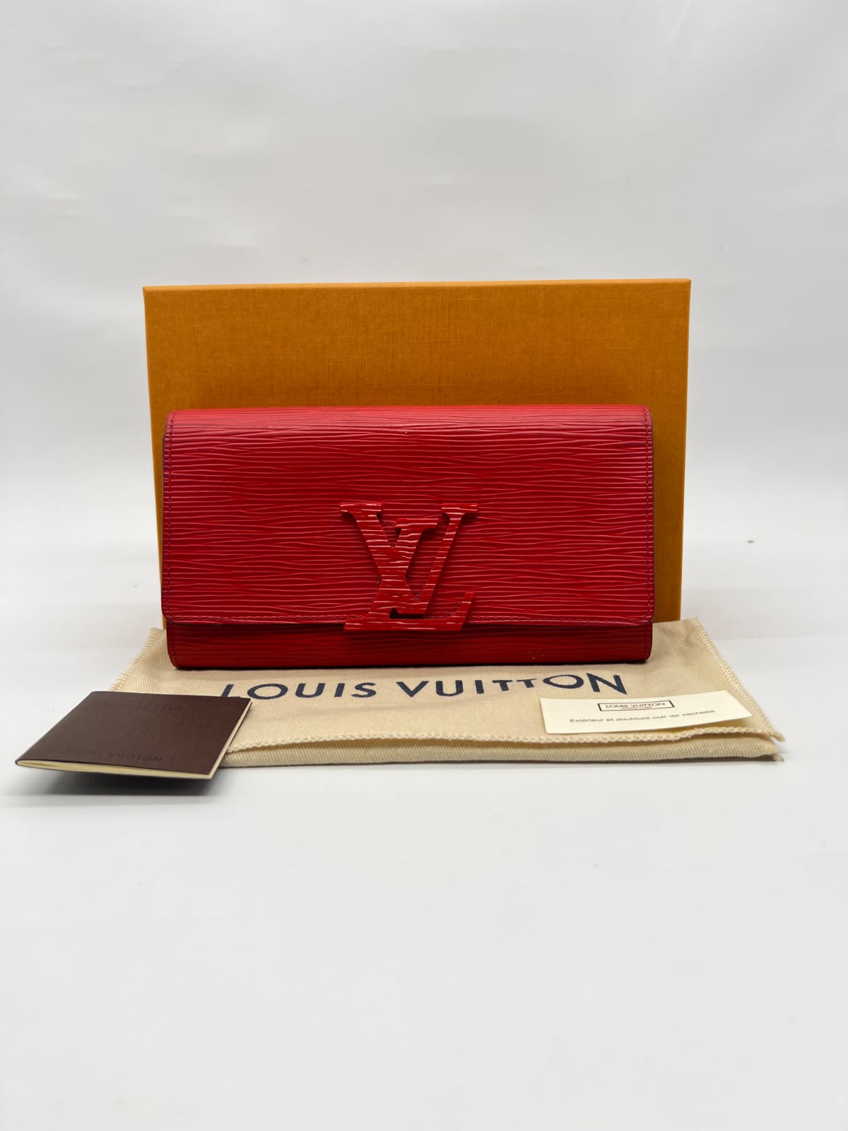 Louise Wallet Epi Red SHW