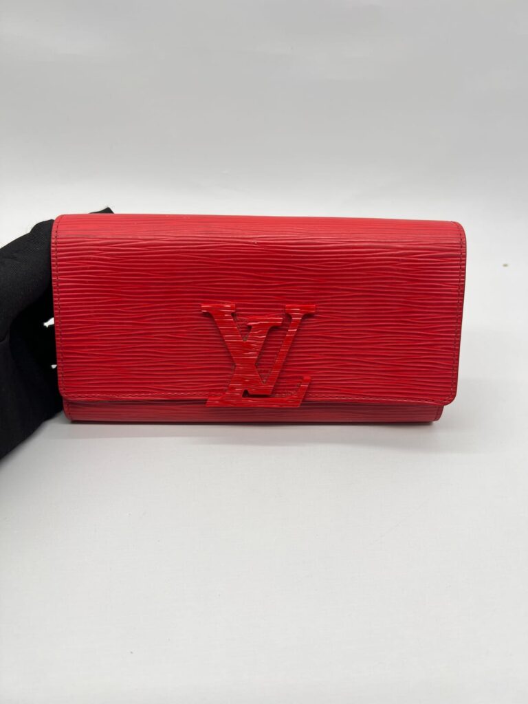 Louise Wallet Epi Red SHW