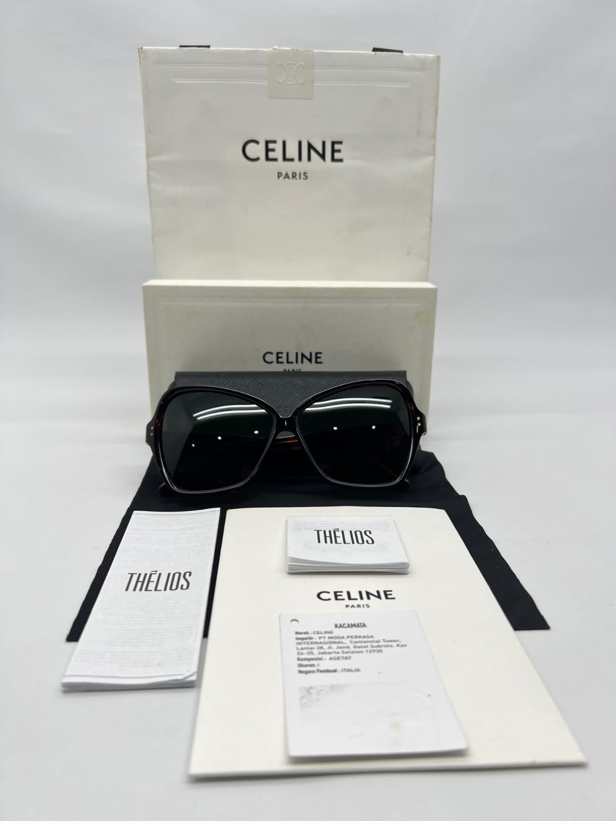 Sunglasses Butterfly Red Havana/Brown