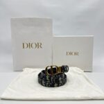 30 Montaigne Reversible Belt Oblique Blue/Smooth Calfskin Blue