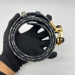 30 Montaigne Reversible Belt Oblique Blue/Smooth Calfskin Blue