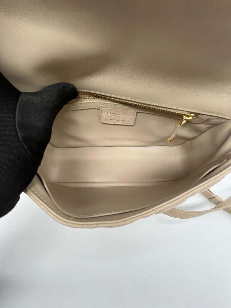 Caro Medium Cannage Powder Beige GHW