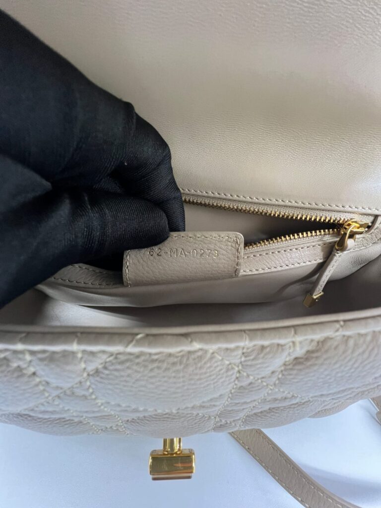 Caro Medium Cannage Powder Beige GHW