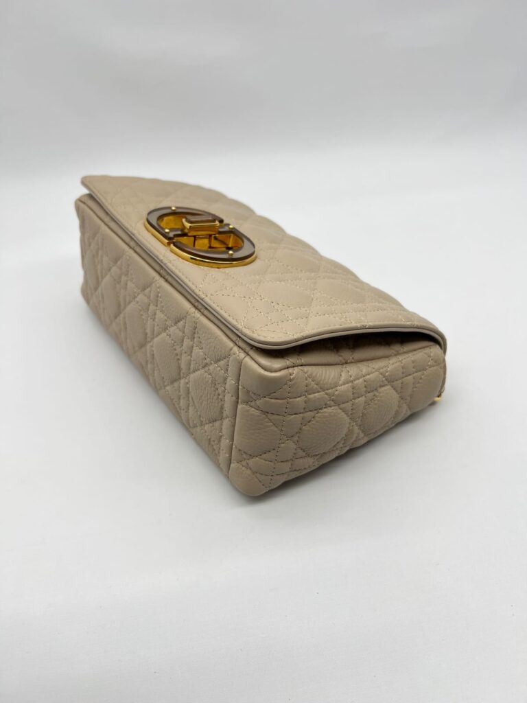 Caro Medium Cannage Powder Beige GHW