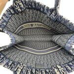 Book Tote Large Oblique Velvet Navy