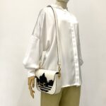 Horsebit Mini Bag X Adidas Leather White Black GHW