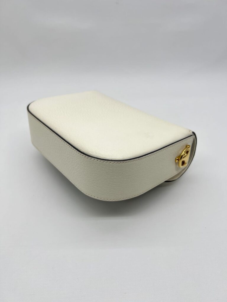 Horsebit Mini Bag X Adidas Leather White Black GHW