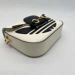 Horsebit Mini Bag X Adidas Leather White Black GHW