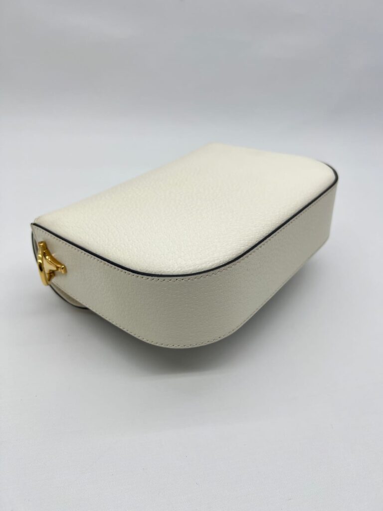 Horsebit Mini Bag X Adidas Leather White Black GHW