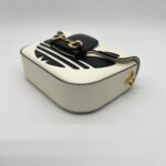 Horsebit Mini Bag X Adidas Leather White Black GHW