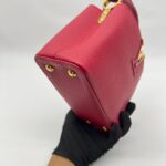 Capucines Mini Taurillon Red Scarlett GHW