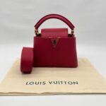 Capucines Mini Taurillon Red Scarlett GHW