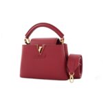 Capucines Mini Taurillon Red Scarlett GHW