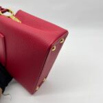 Capucines Mini Taurillon Red Scarlett GHW