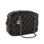 Shoulder Zip Tweed On Stitch Nylon Black Quilted SHW