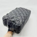 Shoulder Zip Tweed On Stitch Nylon Black Quilted SHW