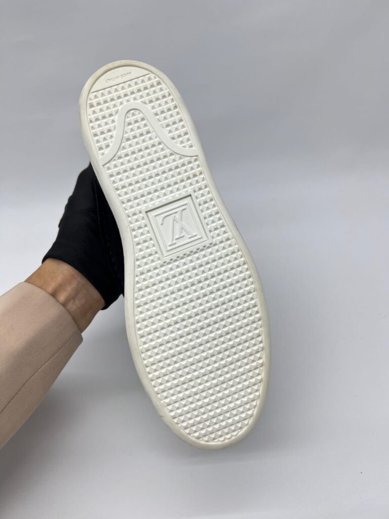 Minnea Sneakers High Suede Fur Black Monogram