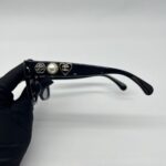 Sunglasses Coco Charms Black With Pearl GHW