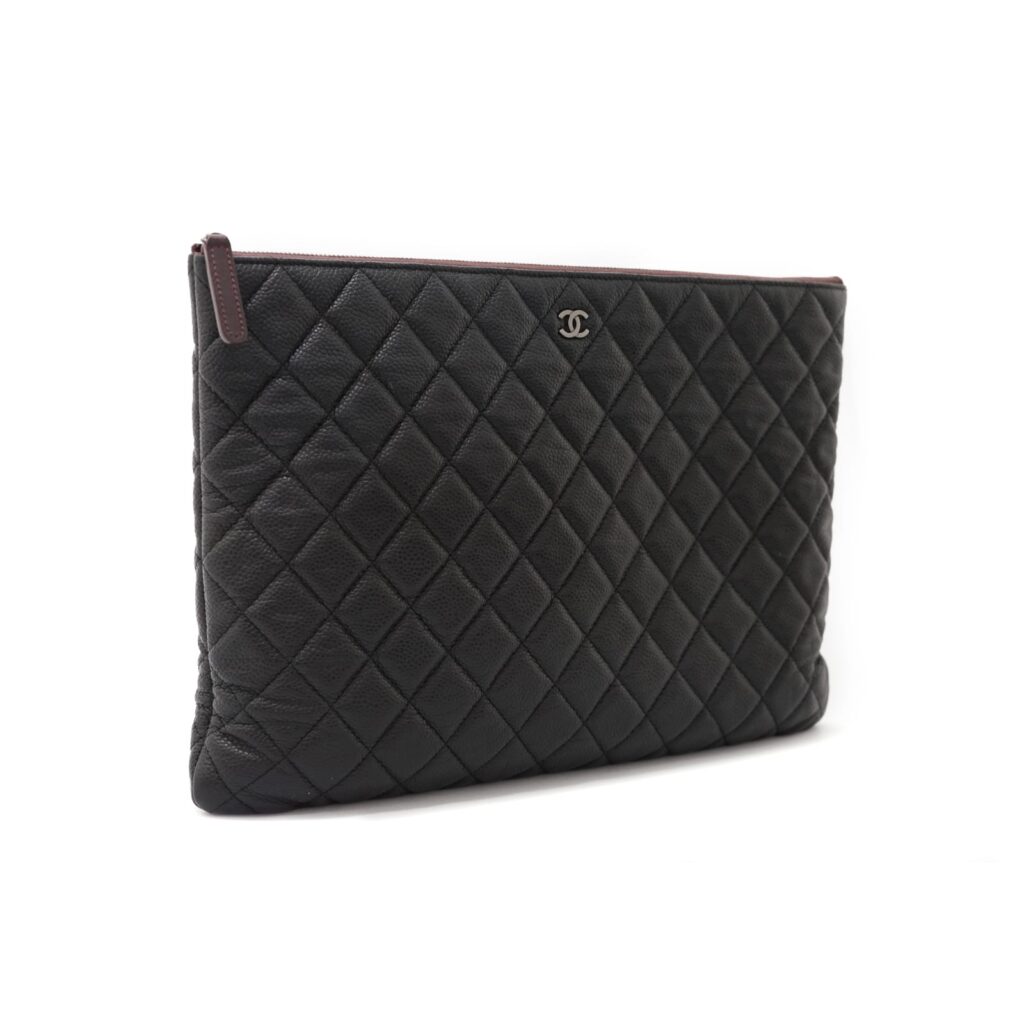 O Case Quilted Black Caviar RHW