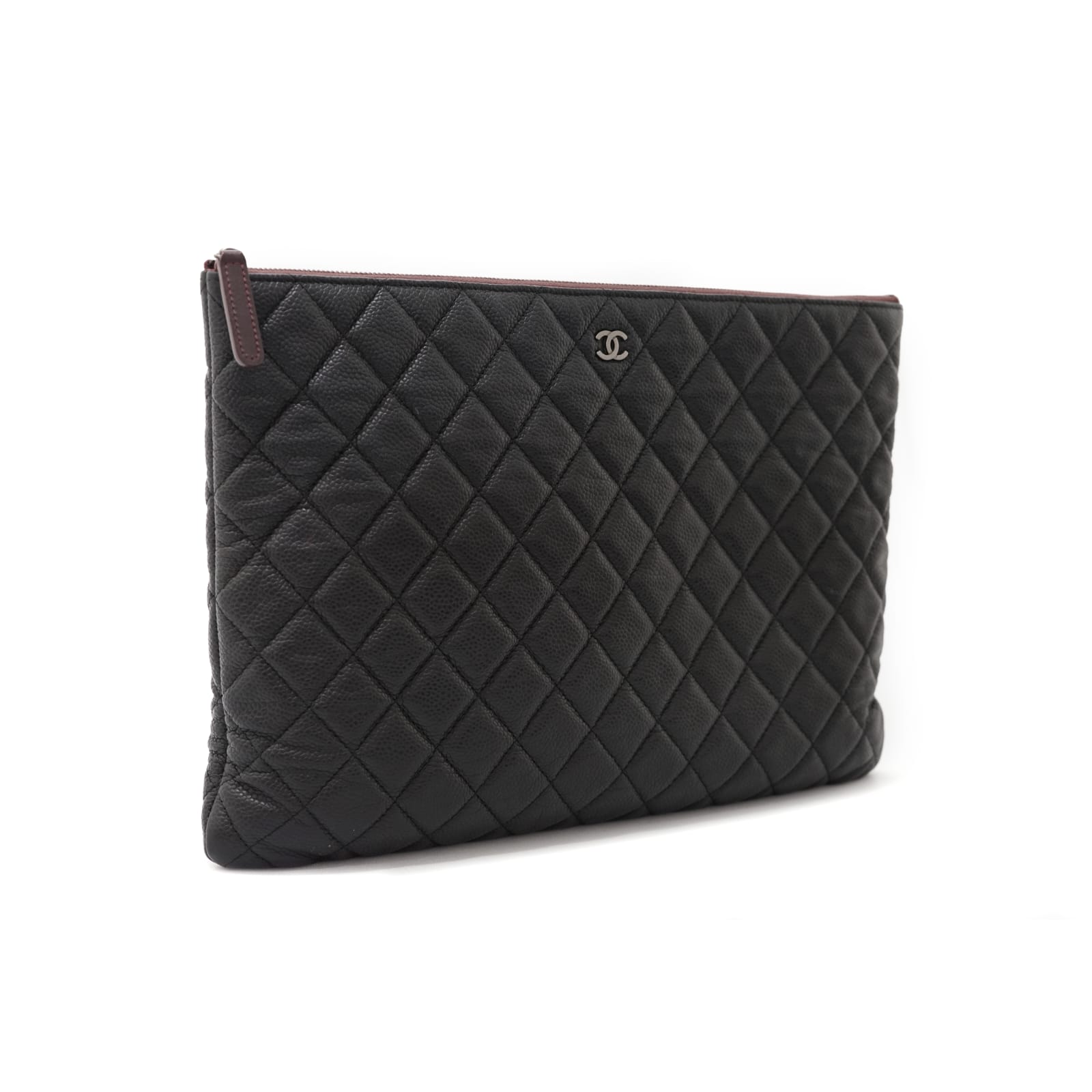 O Case Quilted Black Caviar RHW
