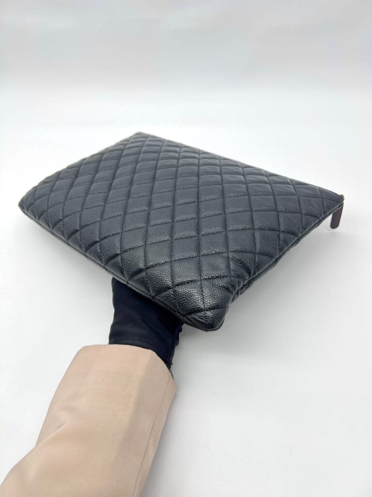 O Case Quilted Black Caviar RHW