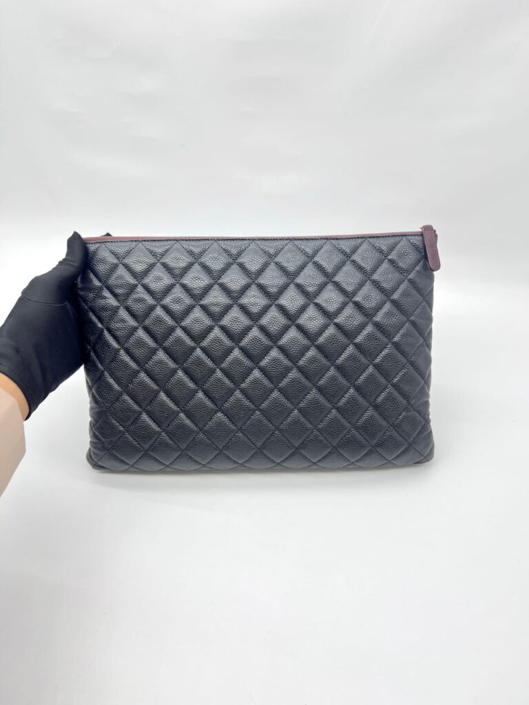 O Case Quilted Black Caviar RHW