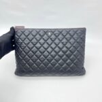 O Case Quilted Black Caviar RHW
